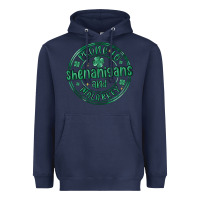 Navy prone to shenanigans and malarkey Heavyweight Hoodie - MaliasSmallBusiness