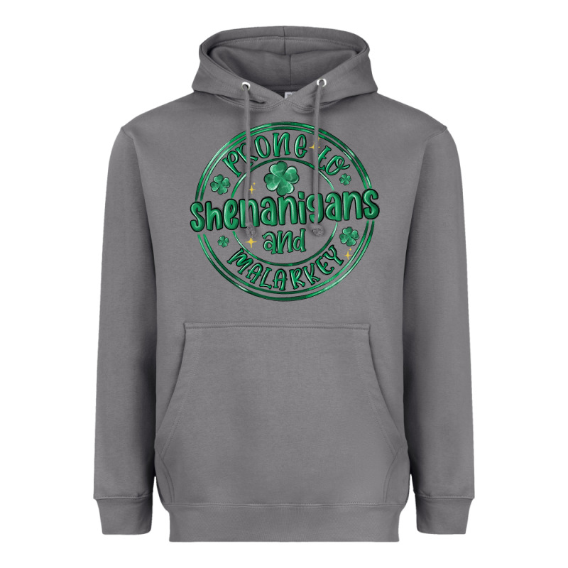 Prone To Shenanigans And Malarkey Heavyweight Hoodie by MaliasSmallBusiness | Teevron