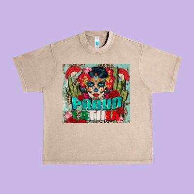 Proud Latina Tumbler 3 Urban Heavy Tee Designed By Cts Tumbler Store