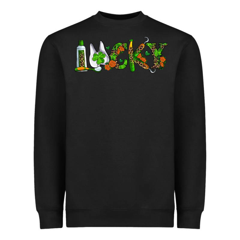Dental Lucky St Patricks Day Heavyweight Sweatshirt by RanaPortraitStore | Teevron