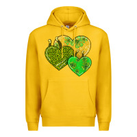 Lemon st patricks day hearts Premium Hoodie - AdoDesignShop