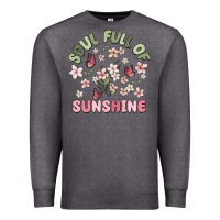 Charcoal Heather soul full of sunshine Premium Sweatshirt - MaliasSmallBusiness