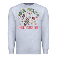 Heather Grey soul full of sunshine Premium Sweatshirt - MaliasSmallBusiness