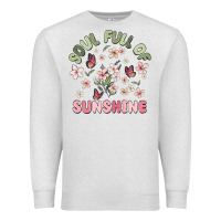Oatmeal Heather soul full of sunshine Premium Sweatshirt - MaliasSmallBusiness
