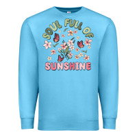 Ocean Blue soul full of sunshine Premium Sweatshirt - MaliasSmallBusiness