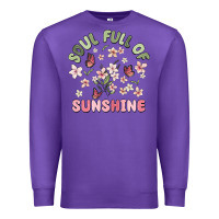Purple soul full of sunshine Premium Sweatshirt - MaliasSmallBusiness