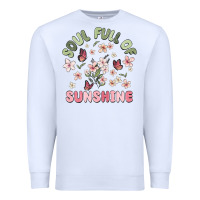White soul full of sunshine Premium Sweatshirt - MaliasSmallBusiness