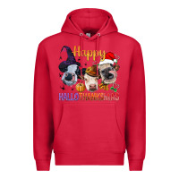 Cardinal Happy Hallothanksmas Cows Premium Hoodie - BundleAndBundleShop