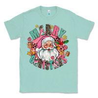 Seafoam merry christmas santa Classic Tee - AdoDesignShop