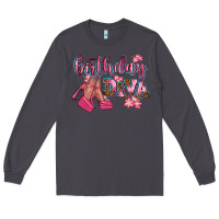 Smoke birthday diva Long Sleeve Tee - AdoDesignShop