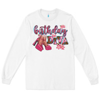 White birthday diva Long Sleeve Tee - AdoDesignShop