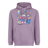 Lavender can't talk right now doing nurse stuff Heavyweight Hoodie - MaliasSmallBusiness