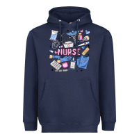 Navy can't talk right now doing nurse stuff Heavyweight Hoodie - MaliasSmallBusiness