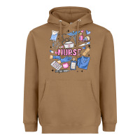 Toasted Coconut can't talk right now doing nurse stuff Heavyweight Hoodie - MaliasSmallBusiness