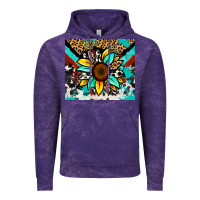 Cloud Purple turquoise gemstone sunflower Vintage Hoodie - Zillion Design Studio