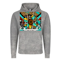 Cloud Rock turquoise gemstone sunflower Vintage Hoodie - Zillion Design Studio