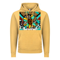 Vintage Mustard turquoise gemstone sunflower Vintage Hoodie - Zillion Design Studio