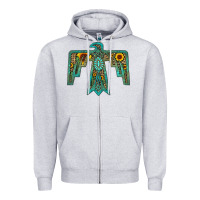 Heather Grey thunderbird Zipper Hoodie - JahusDesignShop