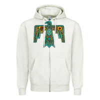 Oatmeal Heather thunderbird Zipper Hoodie - JahusDesignShop