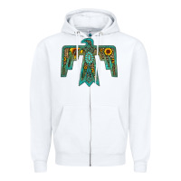 White thunderbird Zipper Hoodie - JahusDesignShop