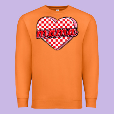 Valentine Mama Premium Sweatshirt Designed By Maliassmallbusiness