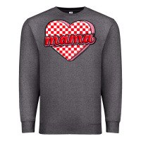 Charcoal Heather valentine mama Premium Sweatshirt - MaliasSmallBusiness