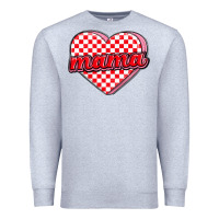 Heather Grey valentine mama Premium Sweatshirt - MaliasSmallBusiness