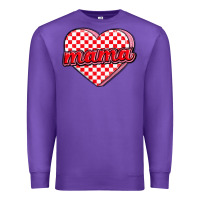 Purple valentine mama Premium Sweatshirt - MaliasSmallBusiness