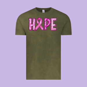 Breast Cancer Hope Vintage Tee Designed By Ranaportraitstore