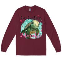 Burgundy i'm turtley adorable Long Sleeve Tee - JahusDesignShop