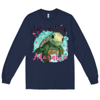 Navy i'm turtley adorable Long Sleeve Tee - JahusDesignShop