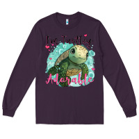 Plum i'm turtley adorable Long Sleeve Tee - JahusDesignShop