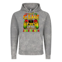 Cloud Rock i paused my game celebrate juneteenth Vintage Hoodie - texasbilliewilder