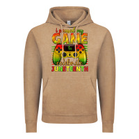 Vintage Coffee i paused my game celebrate juneteenth Vintage Hoodie - texasbilliewilder