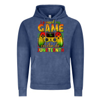 Vintage Denim i paused my game celebrate juneteenth Vintage Hoodie - texasbilliewilder