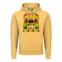 I Paused My Game Celebrate Juneteenth Vintage Hoodie | Teevron