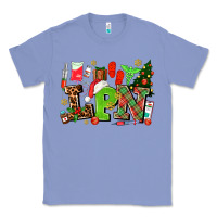 Colony Blue lpn christmas nurse with Classic Tee - AdoDesignShop