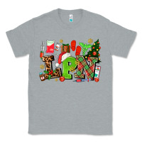 Heather Grey lpn christmas nurse with Classic Tee - AdoDesignShop