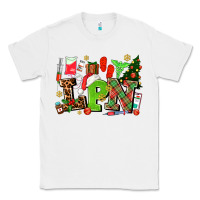 White lpn christmas nurse with Classic Tee - AdoDesignShop