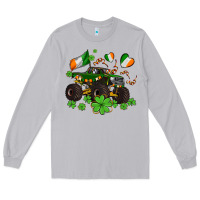 Moon Dust monster truck with shamrocks Long Sleeve Tee - AdoDesignShop