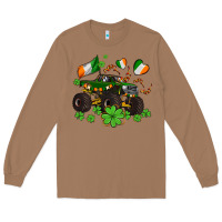 Toasted Coconut monster truck with shamrocks Long Sleeve Tee - AdoDesignShop