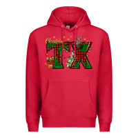 Cardinal Christmas Texas With Deer Premium Hoodie - BundleAndBundleShop