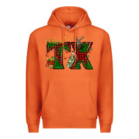 Carrot Christmas Texas With Deer Premium Hoodie - BundleAndBundleShop