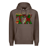 Coffee Christmas Texas With Deer Premium Hoodie - BundleAndBundleShop