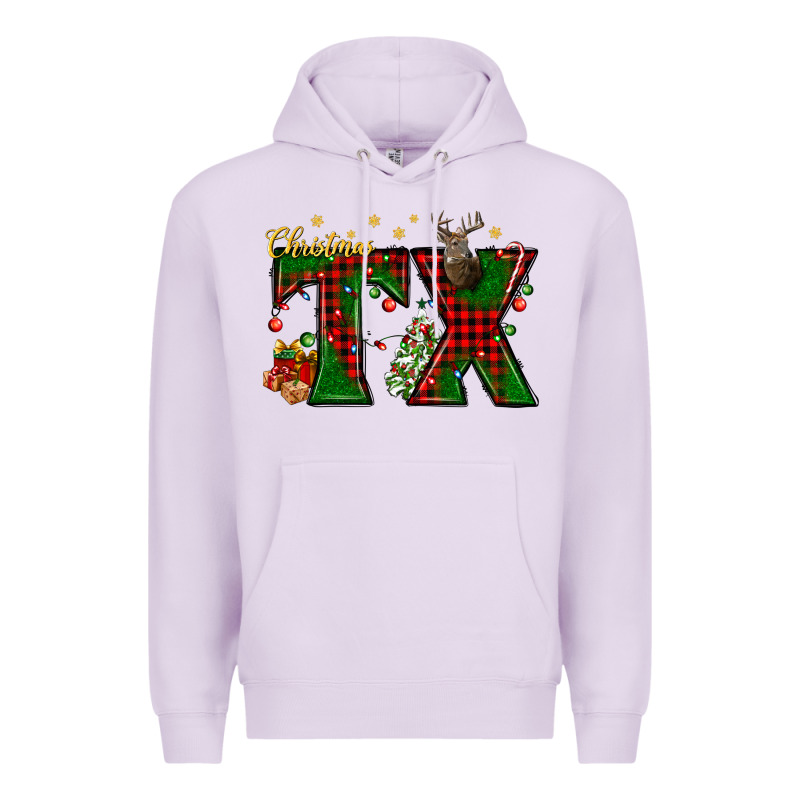 Christmas Texas With Deer Premium Hoodie by BundleAndBundleShop | Teevron