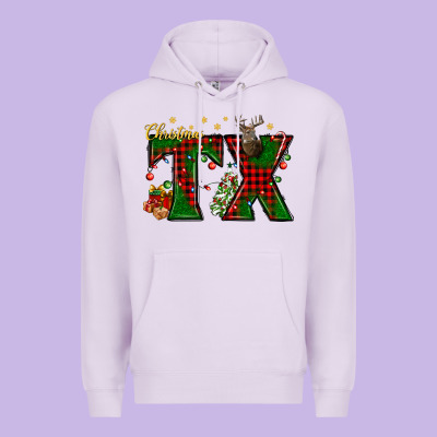 Christmas Texas With Deer Premium Hoodie Designed By Bundleandbundleshop