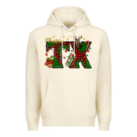 Sandshell Christmas Texas With Deer Premium Hoodie - BundleAndBundleShop