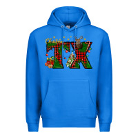 True Royal Christmas Texas With Deer Premium Hoodie - BundleAndBundleShop
