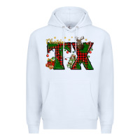 White Christmas Texas With Deer Premium Hoodie - BundleAndBundleShop