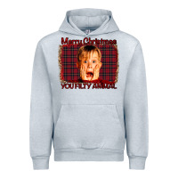 Heather Grey Merry Christmas You Filthy Animal Urban Hoodie - Bettercallsaul